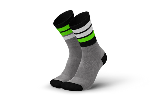 Merino Strive Light Grey Neon Green